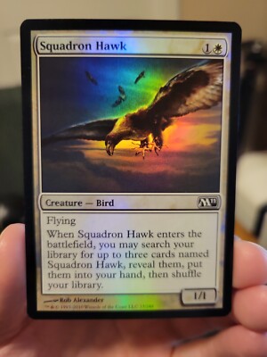 Squadron Hawk - FOIL - Magic CORESET 2011 M11 - MTG - NM