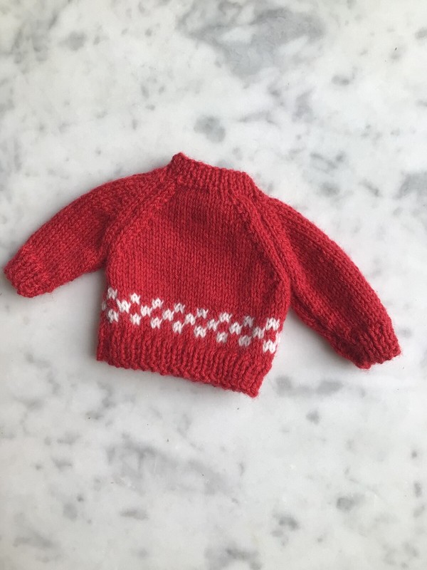 Pull Pour PoupÃ©E Bleuette 29 Cm