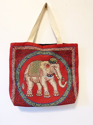 Handmade Elephant Tote Bag 18” X 14” | eBay