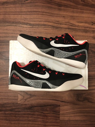 Nike Kobe 9 EM Low 'Laser Crimson' Men's 8.5 US [646701-001] With