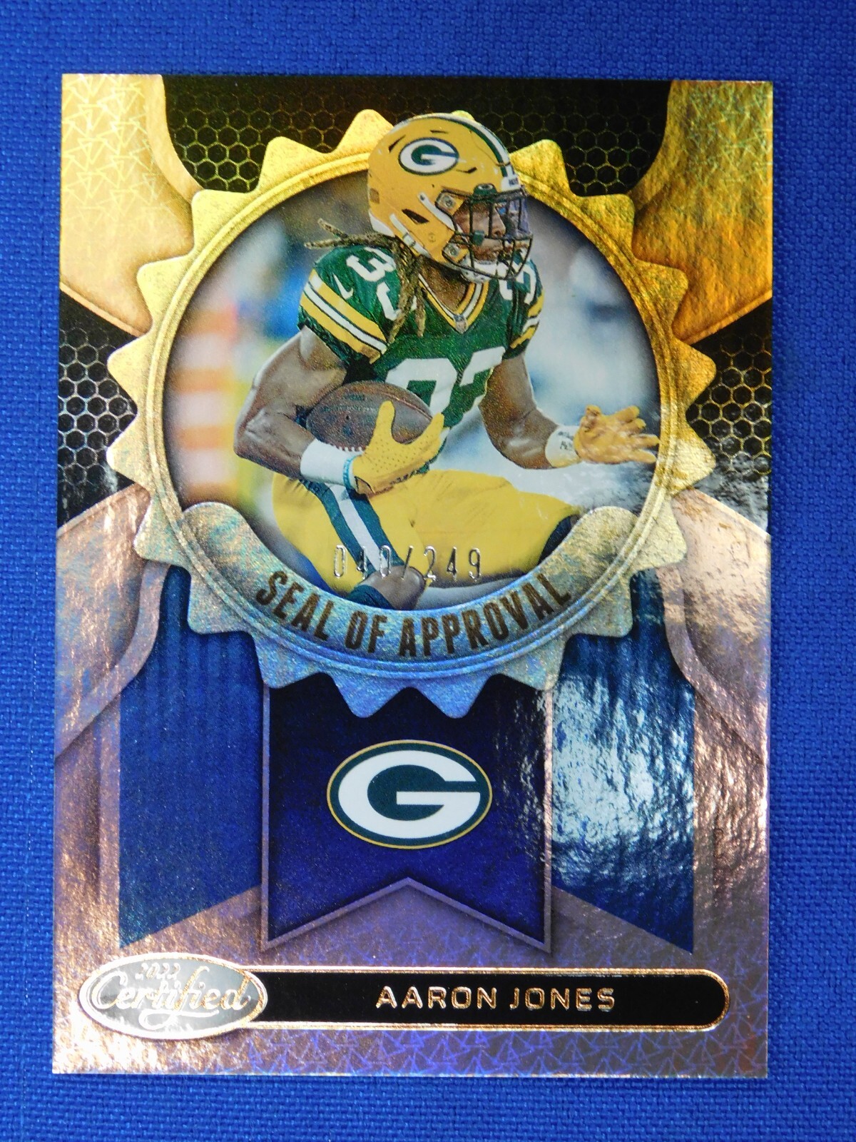 10枚限定 Panini Aaron Jones PSA 9 2021 Mosaic AARON JONES Genesis Panini Prizm SP #212 Packers