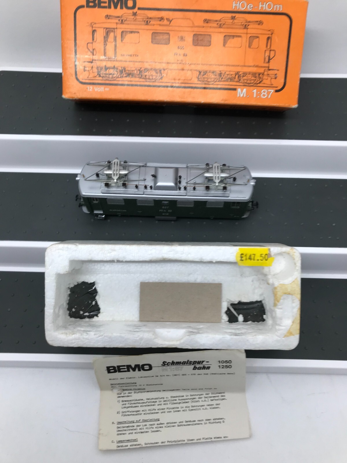 BEMO RhB Schneeräumer 1:87 BEMO Collection RhB R 3 historischer Schneeräumer 2286 123 1