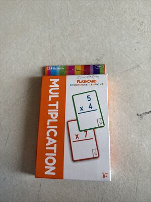 Bazic 35 Count Multiplication Mathematics Times Tables Practice Flash Cards