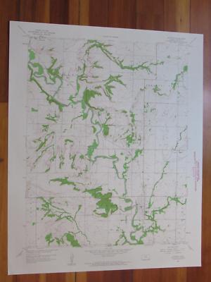Altoona Kansas 1960 Original Vintage USGS Topo Map