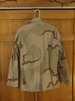 US Modified DCU Three Color Desert Camo BDU Jacket, Size Small Regular