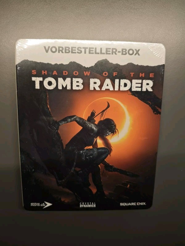 Shadow Of The Tomb Raider Ps4 Limitiertes Steelbook - Preorder Box - Ovp