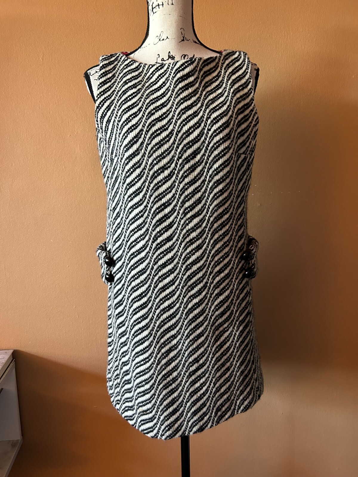 Milly of New York Sleeveless Heavy Knit Shift Dress Size 6