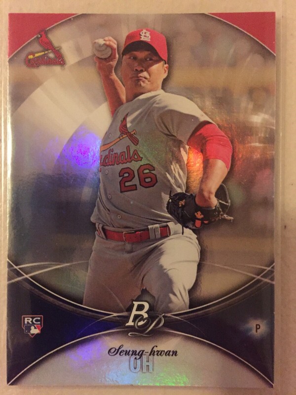 Seung Hwan Oh Baseball Card Database Newest Products Will Be Shown First In The Results 50 Per Page