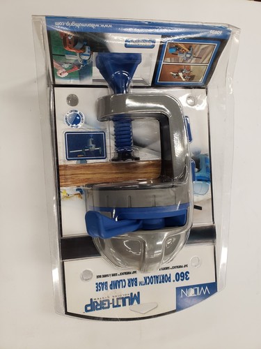 New Wilton 360° Portalock Bar Clamp Base Multi Grip Holding System Garage Tool