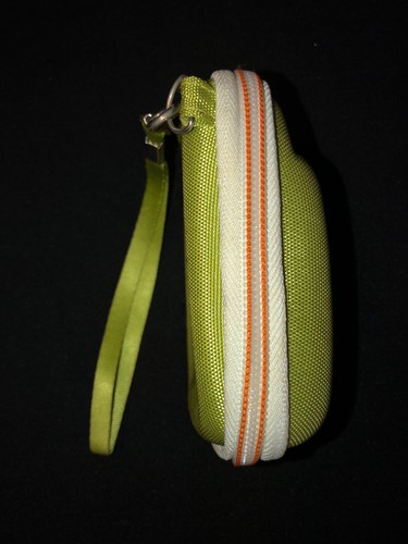 Case Logic ECB-1 EVA Compact Digital Camera Case Carry Bag Lime Green EUC