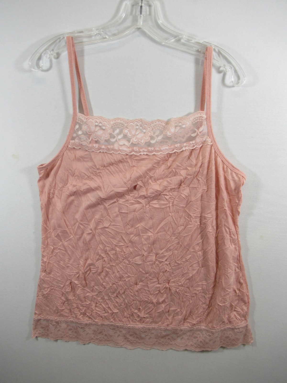 トップス crinkle crinkle crinkle camisole Maurices Crinkle Camisole Tank Top Women 1X Pink Lace Trim