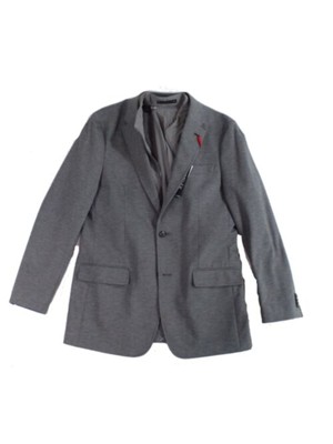 Мужское однобортное спортивное пальто TOMMY HILFIGER Gabe Grey Heather Blazer 46R