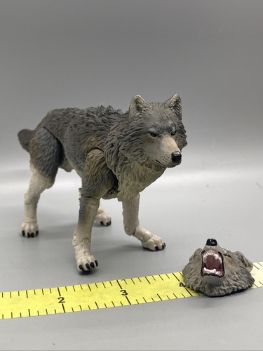 Gray Timber Wolf Dog + Head Weapon Snake Eyes 30 GI Joe