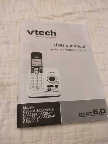 VTech CS6229-3 DECT 6.0 Cordless Phone System w/ 3 Handsets     FS