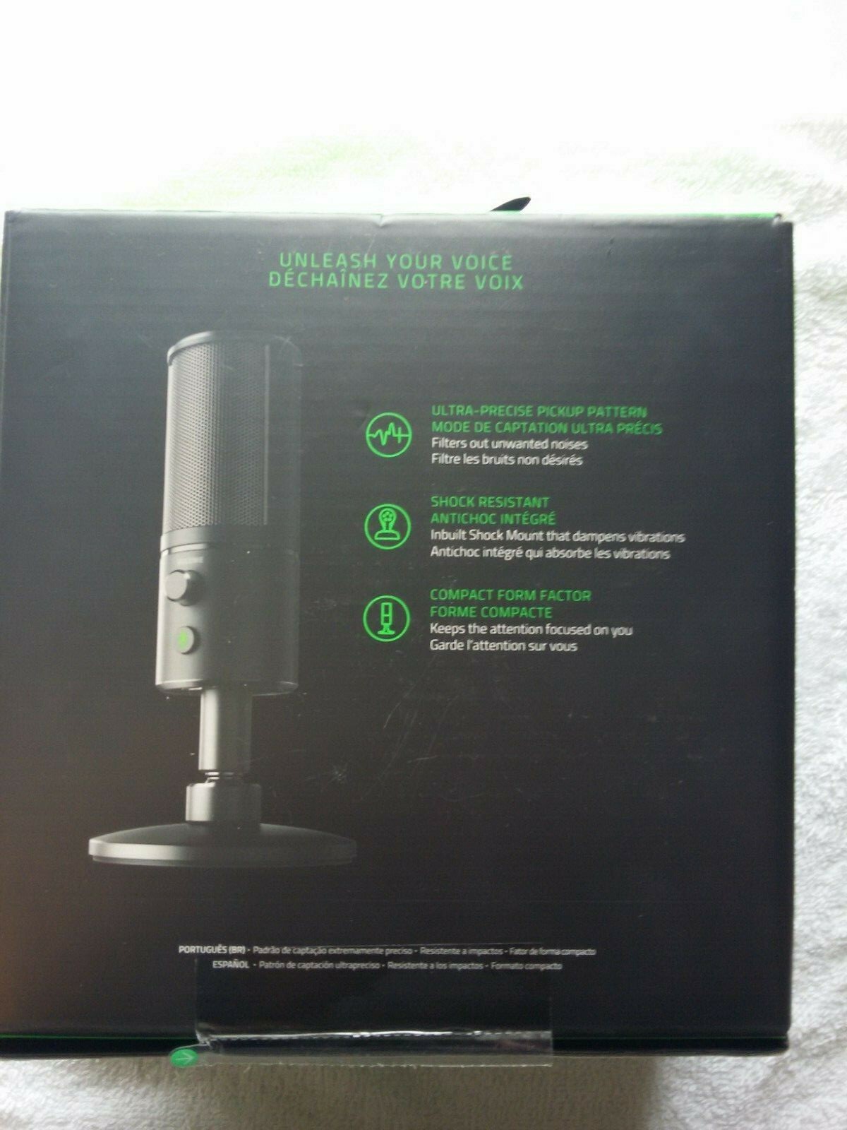RAZER SEIREN X CONDENSER STREAMING MICROPHONE OPEN BOX