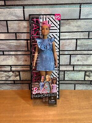 barbie fashionistas 95 doll goddess face curvy pink hair nude 2018 mattel fjf55 116038849844