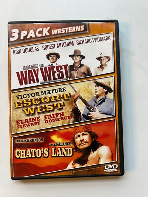 Westerns DVD Triple Feature The Way West Escort West Chato's Land