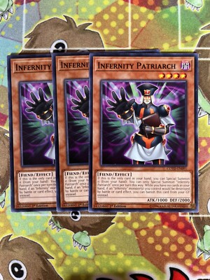 Yugioh Infernity Patriarch COTD-EN091 Playset 