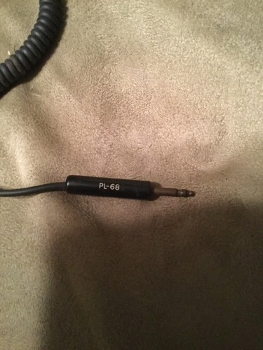 Vintage PL-68 Plug - on  AMB- H- 1 Radio Speaker Headphone - Military / HAM?