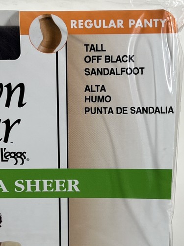 5 Pack Leggs Tall Off Black Brown Sugar Ultra Sheer Womens Nylons Pantyhose