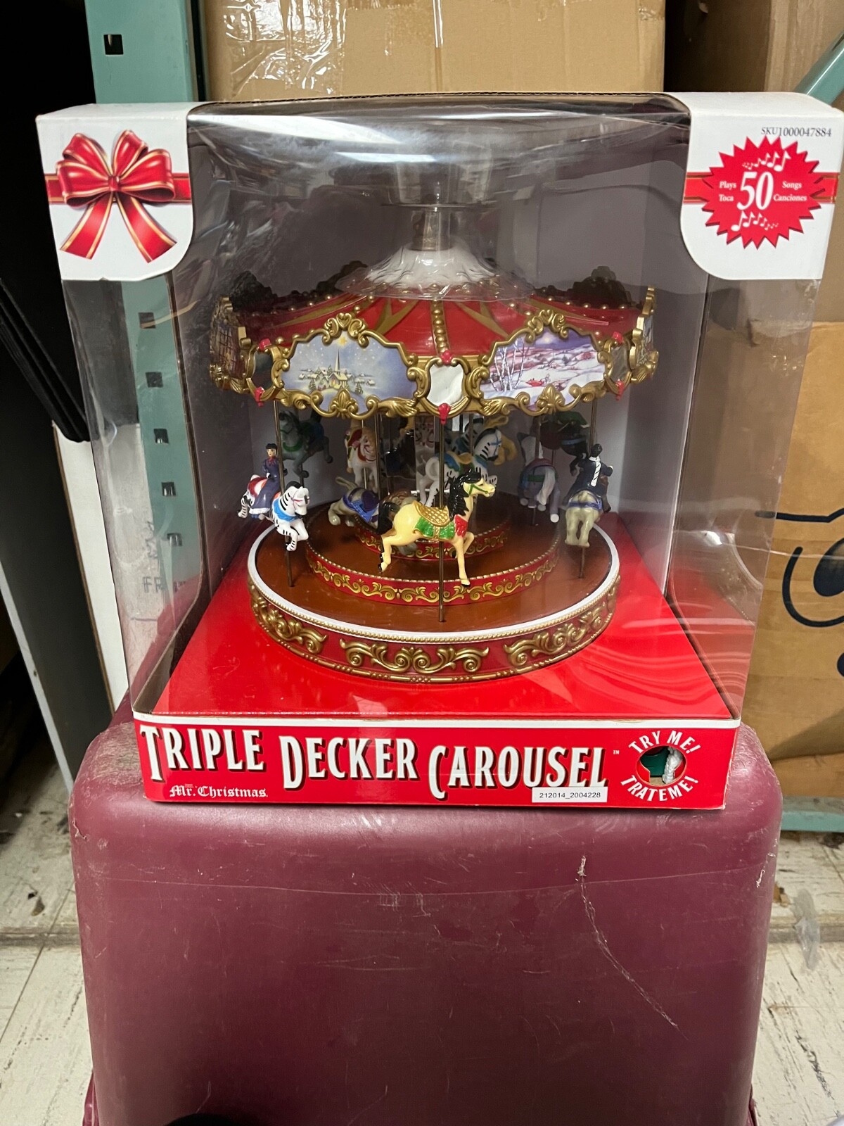 オルゴール Mr. Christmas Triple Decker Carousel Amazon.com: Mr. Christmas Triple Decker Carousel : Home