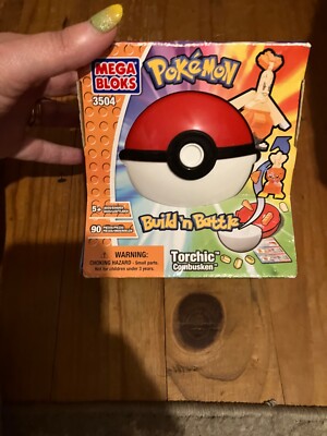 2004 Mega Bloks Pokemon Build N Battle Torchic Combusken NEW 3504