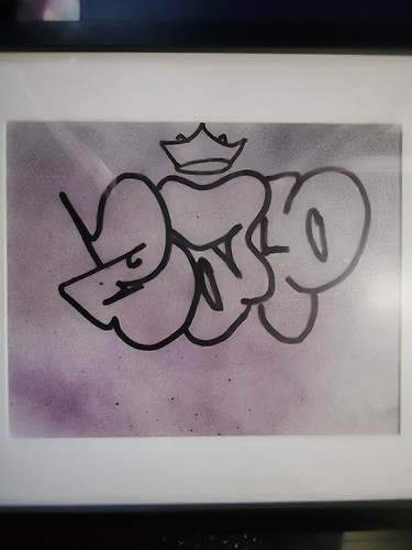 Futura Graffiti Art 直筆原画 本名 Lenny サイン有り Futura Graffiti Art 直筆原画 本名 Lenny サイン有り