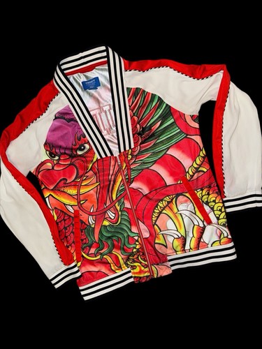 Adidas Originals Rita Ora Dragon Print Track Jacket Zip Size