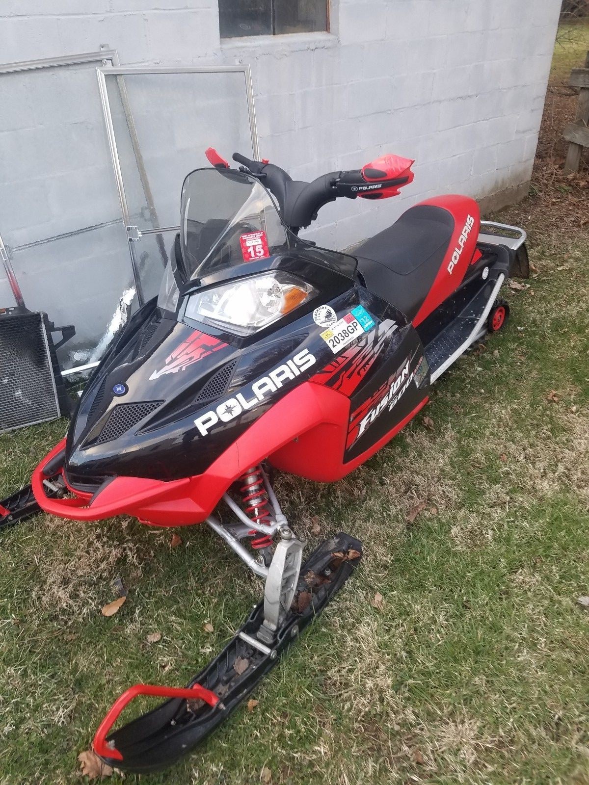2006 POLARIS 600 FUSION GREAT RUNNING SLED