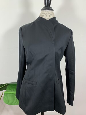 Anine Bing WOMENS Black Long Sleeve 100% Wool Blazer, Size Small