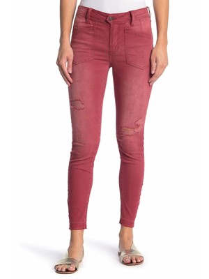 

Женские коричневые прямые джинсы FREE PEOPLE. Размер: талия 25., Коричневый, OB1087156