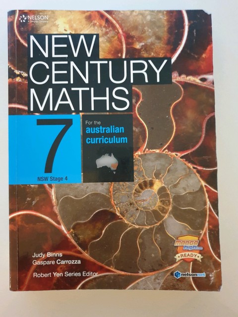 New Century Maths 7 NSW Stage 4 Textbook Second Hand Textbooks 
