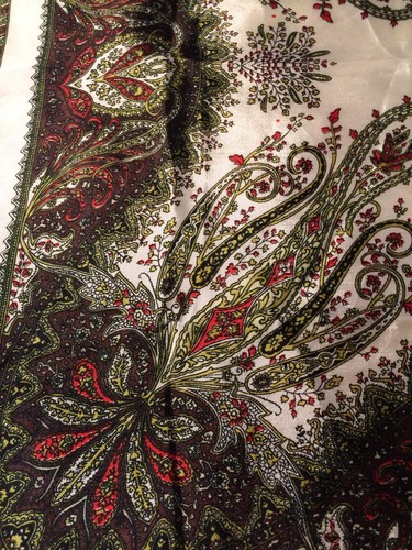 Vintage Lot of 2 Large Italian Scarves, 1 Cirro, 1 Enrico Pagliacci