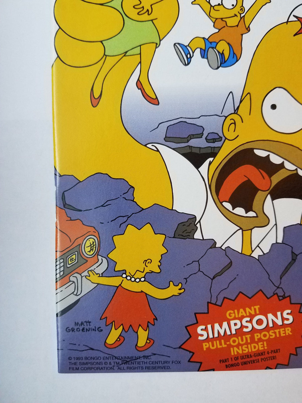 The Simpsons Comic #1 w/ Poster 1994 Bongo Comics Matt Groening NM/NM+