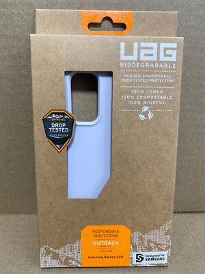 UAG Samsung Galaxy S20 Case Lilac Purple Compostable Biodegradable Eco-Friendly