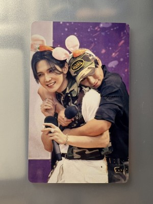  HANDMADE ATEEZ YEOSANG SAN PHOTOCARD UNOFFICIAL FANMADE