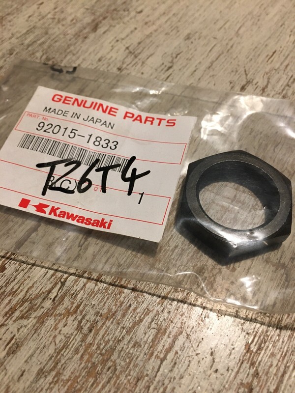 Kawasaki 92015-1833 Ã©Crou Colonne Direction Kdx125 Kmx125 Kldx Kmx 125