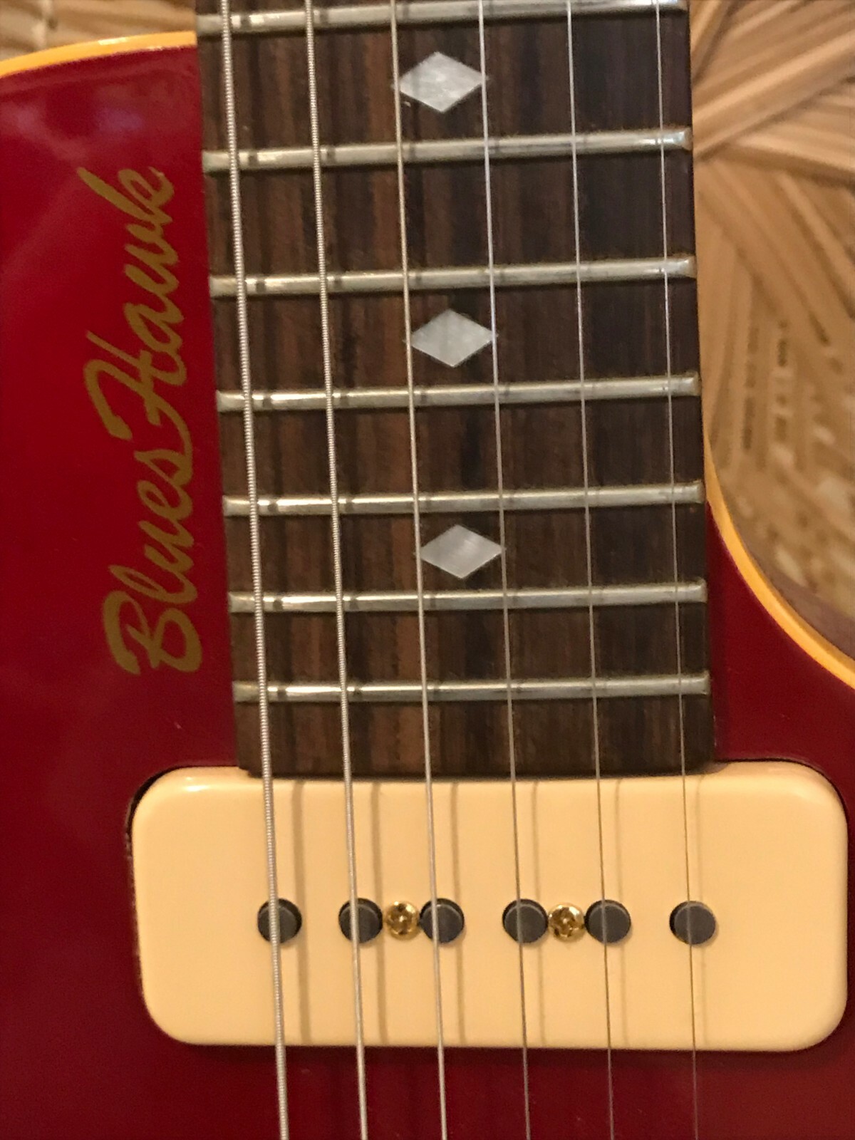 LATE 90'S GIBSON BLUES HAWK WITH P90'S