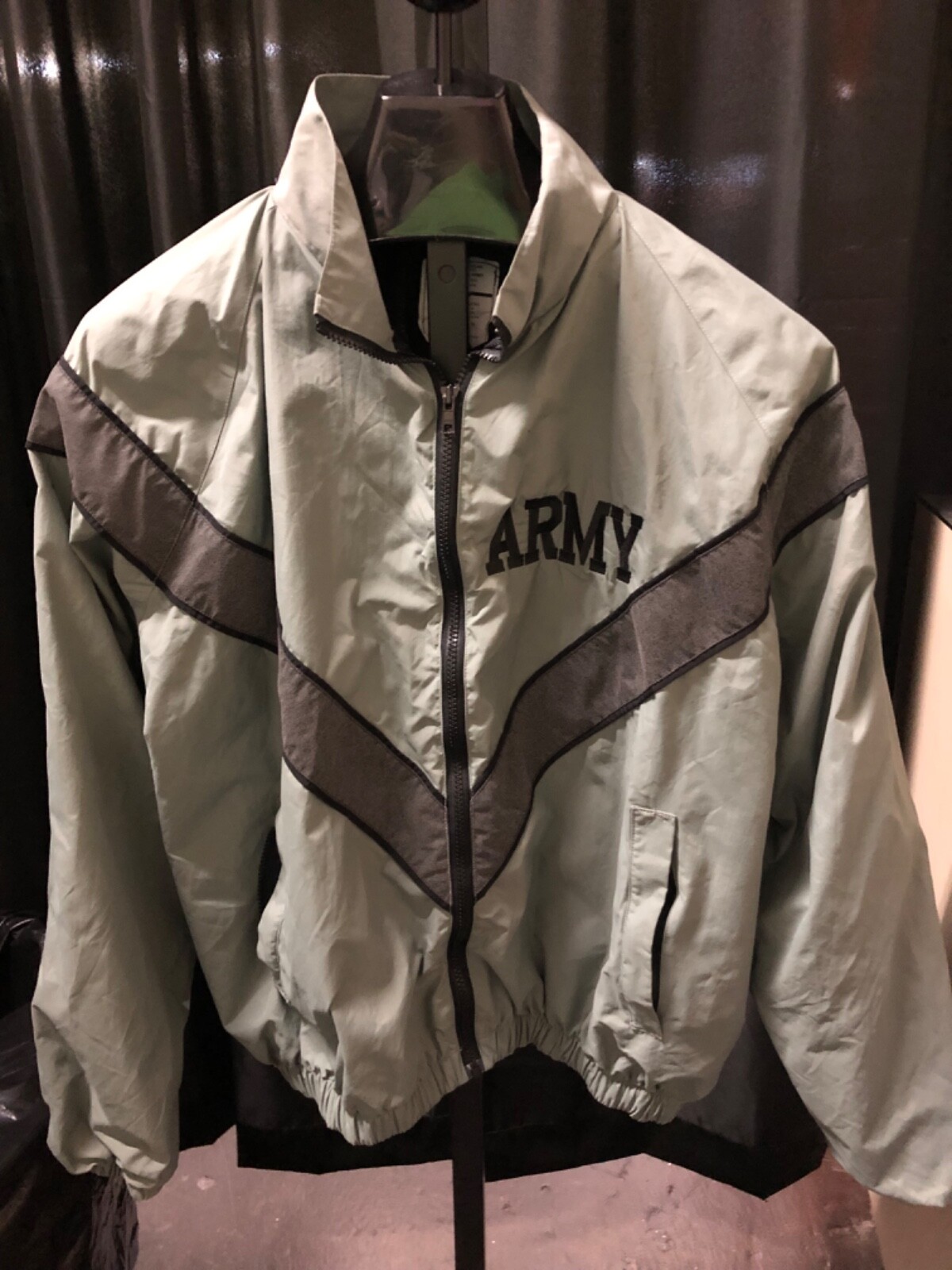 Genuine ARMY IPFU Jacket Full Zip Nylon Vented PT Gray