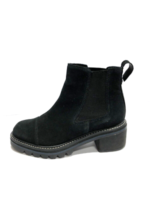 Ladies long black suede cheap boots