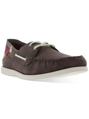 

WEATHERPROOF VINTAGE Мужские коричневые комфортные мокасины на шнуровке с круглым носком, 8 м, Коричневый, WP-BOBBY