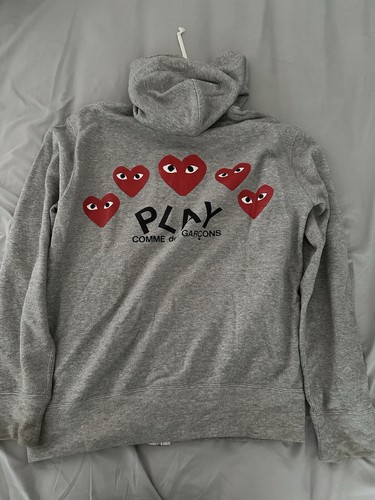 Play Comme des Garçons: Zip-Up (Black) | DSMNY E-SHOP