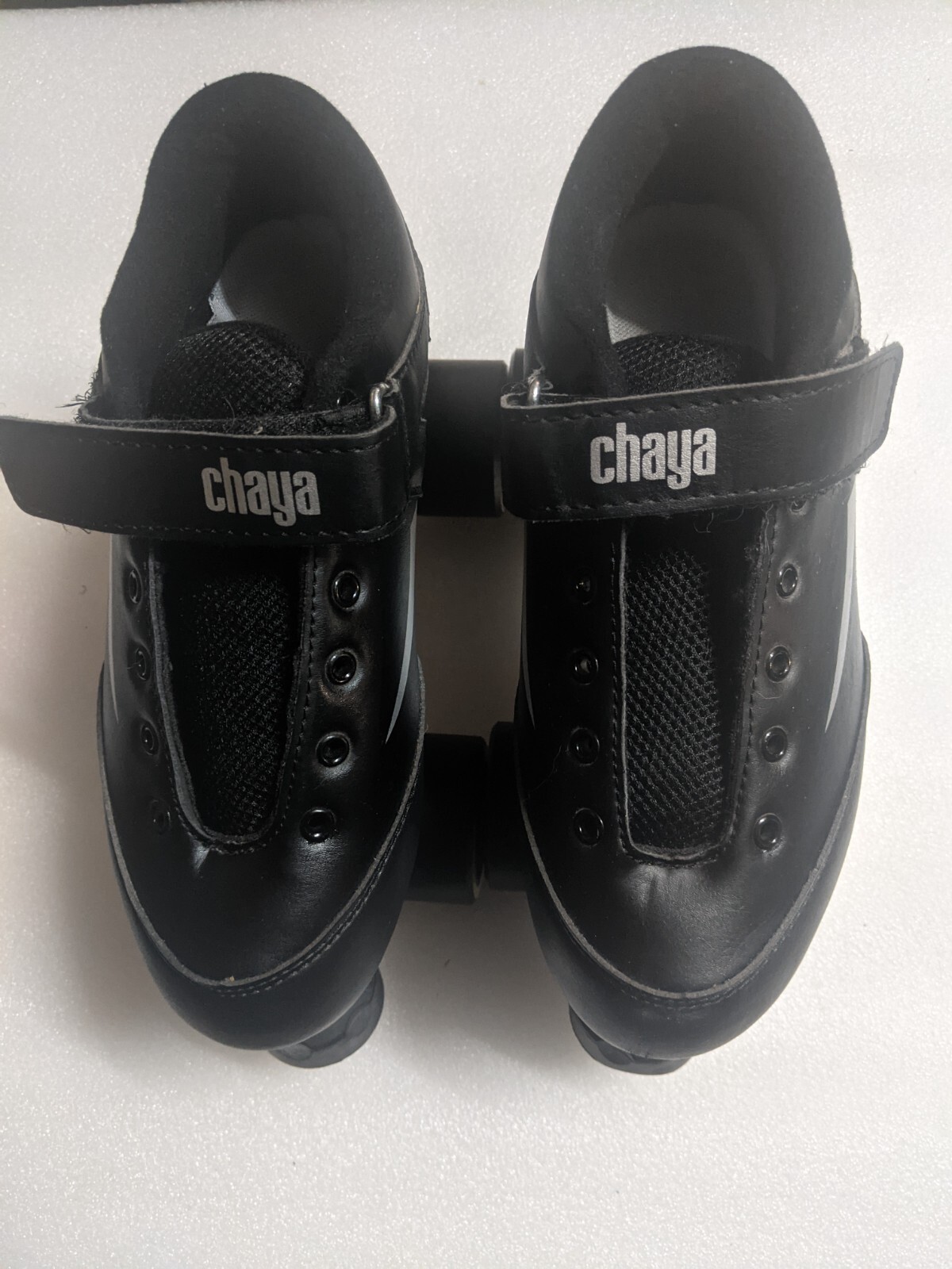 Chaya Ruby Roller Derby Skates POWERSLIDE WITH EDGE DERBY WHEELS US7 UK6
