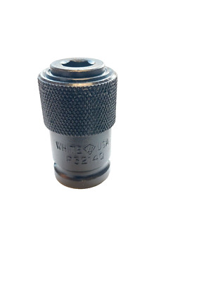 WHITE-USA Lineman 1/2'' DRIVE QUICK CONNECT 7/16'' HEX SOCKET IMPACT ADAPTER 