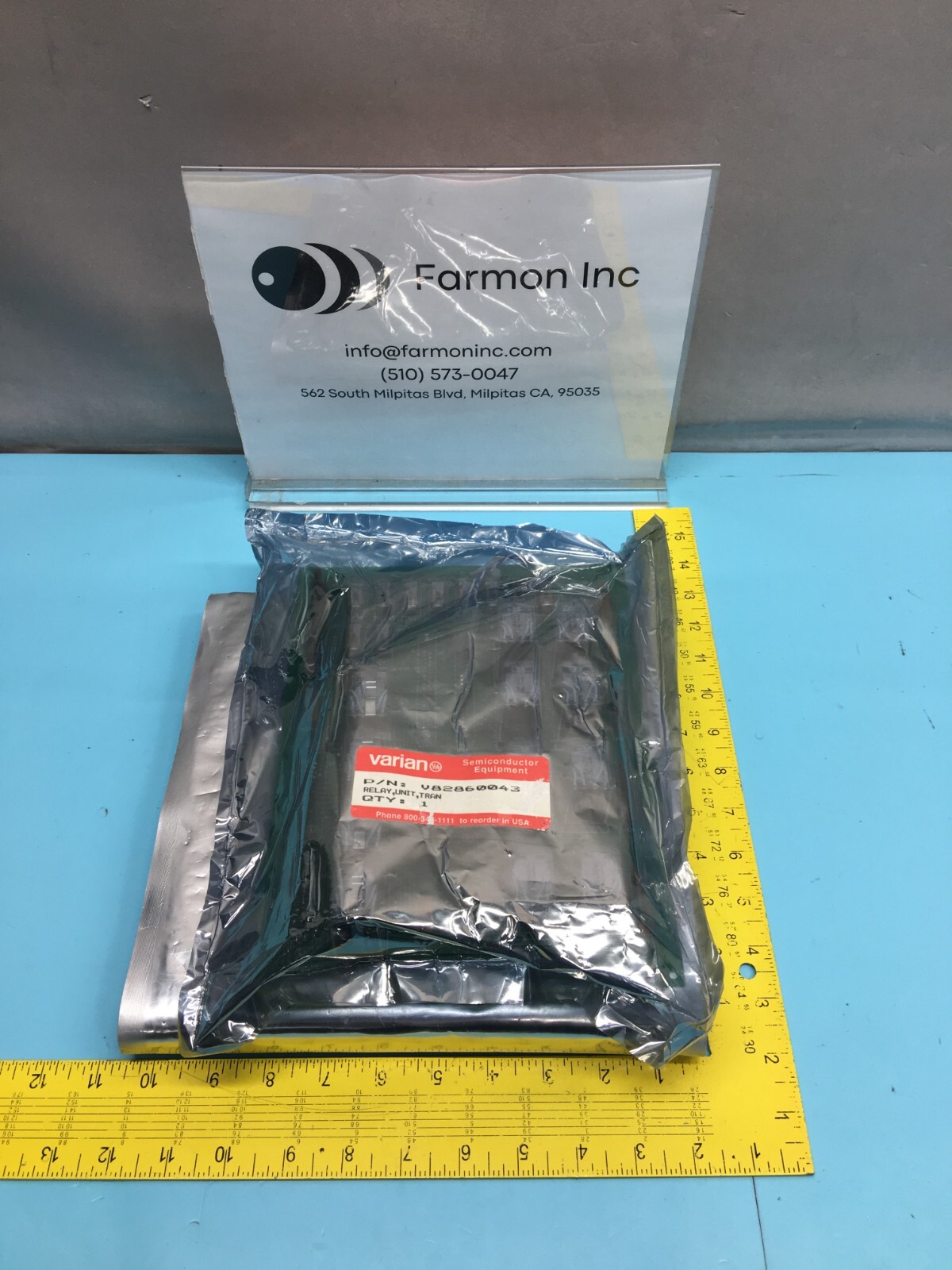 VARIAN V82860043 PCB, RELAY, UNIT, TRAN, 155403