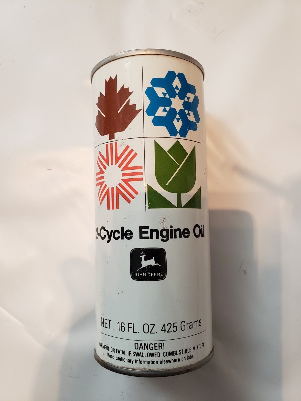 2 Cycle John Deere Engine Oil 16 Oz Can TY6244 O2