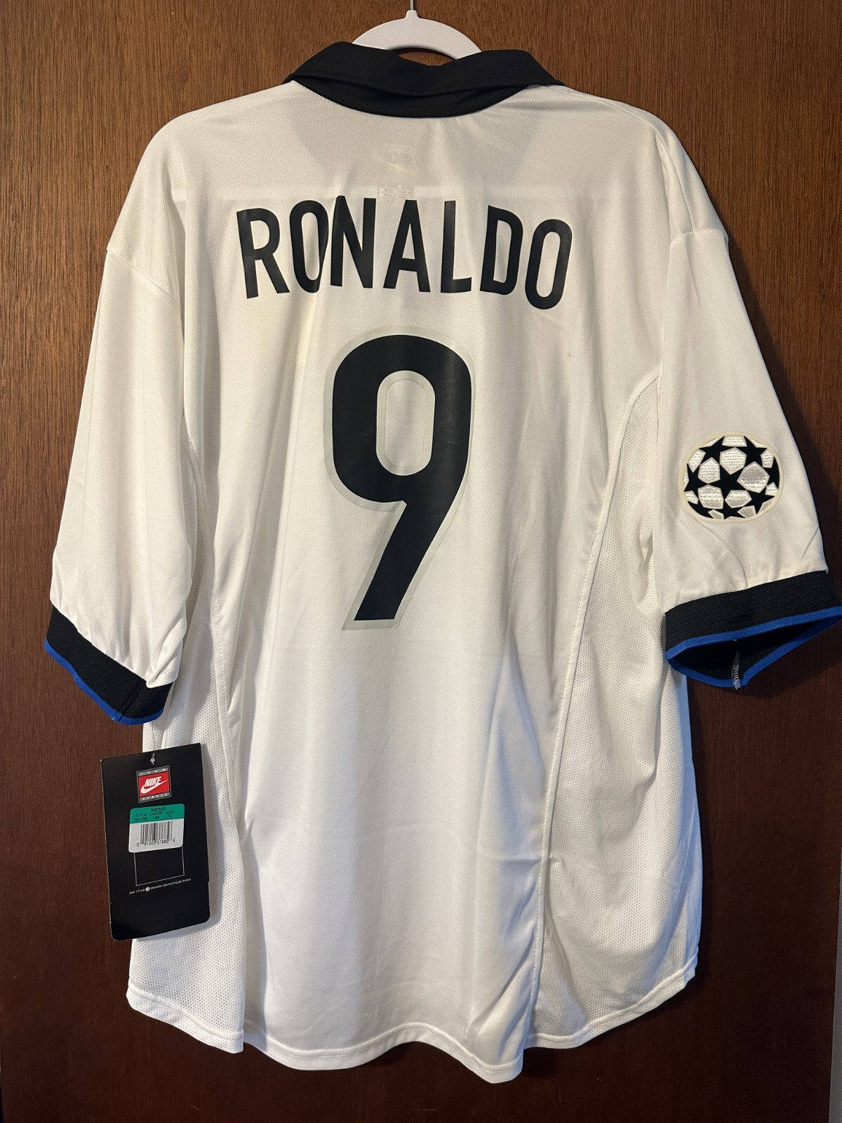 BNWT Original Inter 1998 1999 Away #9 RONALDO XL shirt | eBay