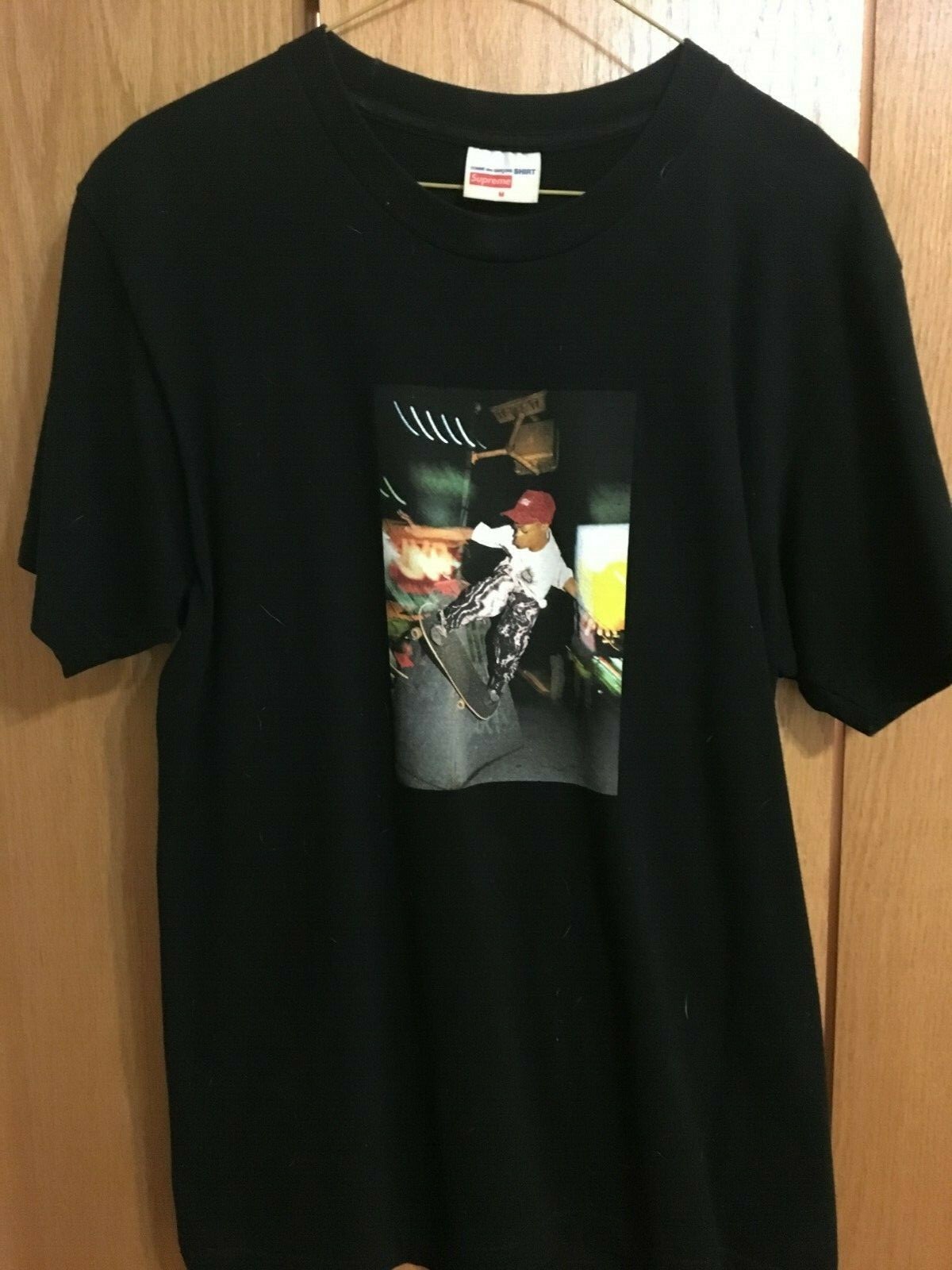 Supreme x Comme des Garcons Shirt Harold Hunter SS14 Black T Shirt ...