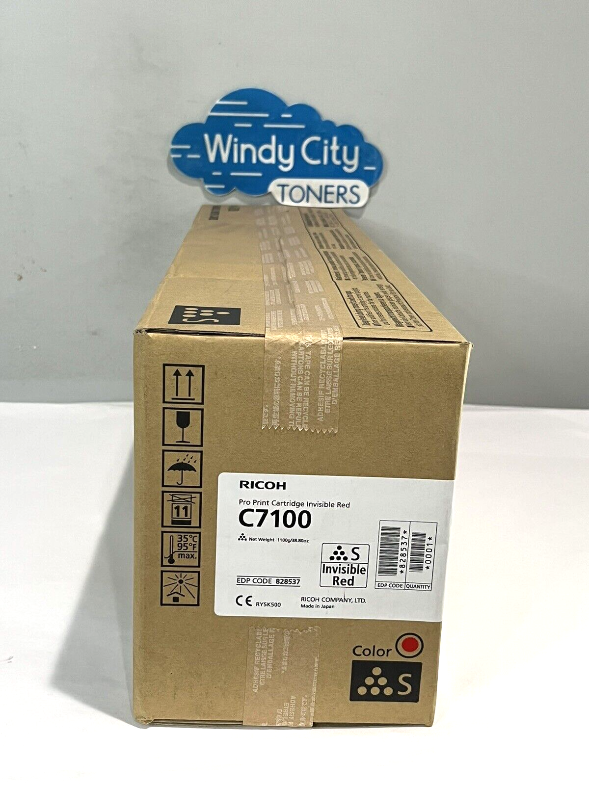 Genuine Ricoh 828537 Pro Print Cartridge Invisible Red C7100