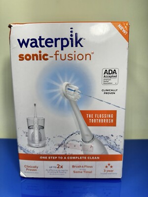 Waterpik Sonic Fusion Water Flosser Professional White SF-01W020-1 Open/dmg Box